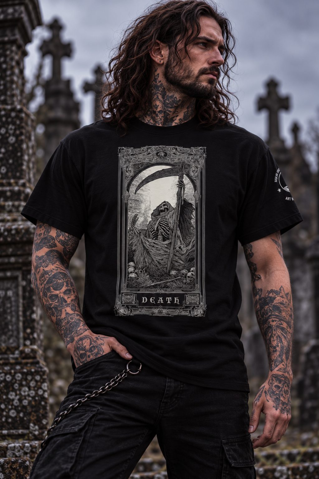 Death Tarot Gothic T-Shirt